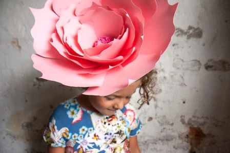 fiori di carta gigante