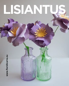 LISIANTHUS fiore di carta bomboniera